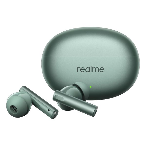 realme Buds Air 6 Tws in Ear Earbuds with 12.4 Mm Deep Bass Driver, 40 Hours Play Time, Fast Charge,50 Db Anc,Lhdc 5.0, 55 Ms Low Latency, Ip55 Dust & Water Resistant, Bluetooth V5.3 (Forrest Green)