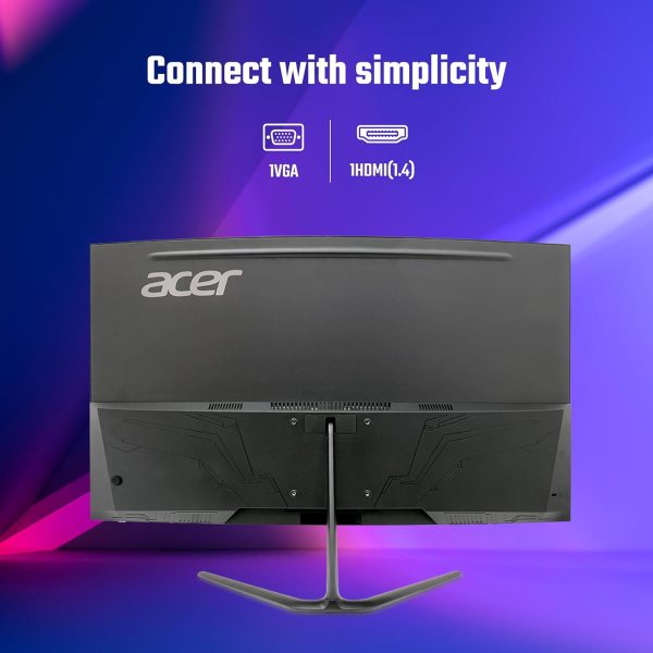 Acer ED320QR H 31.5 Inch Full HD VA Panel 1500R Curved Backlight LED Monitor I 1 MS VRB I 100Hz Refresh Rate I AMD Free Sync I 1 x HDMI 1 x VGA with Inbox HDMI Cable I Tilt Option I Eye Care Features