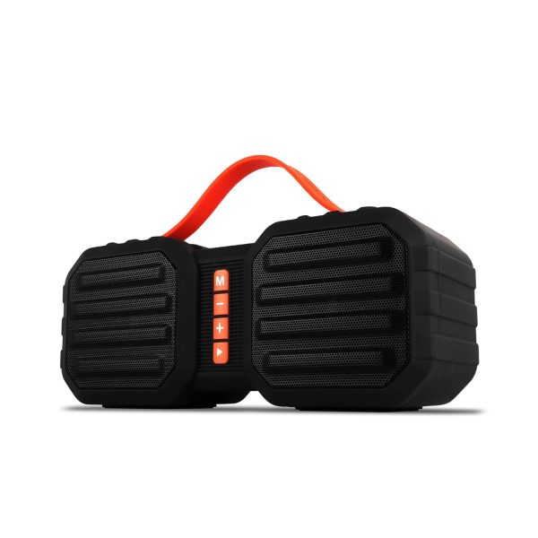 ZEBRONICS Newly Launched Sound Feast 51 Wireless Bluetooth 14W Rugged Finish Portable Speaker with Supporting Dual Drivers, Handy Strap, USB, SD Card, AUX, FM, TWS & Call Function(Black)