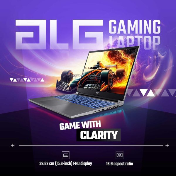 Acer ALG 12th Gen Intel Core i5 Gaming Laptop (16GB RAM/512GB SSD/4GB RTX 2050 Graphics/60Hz/Win11Home/Wifi 6) AL15G-52, 39.62cm (15.6 inch) FHD Display, Premium Metal Body, Steel Gray, 1.99KG