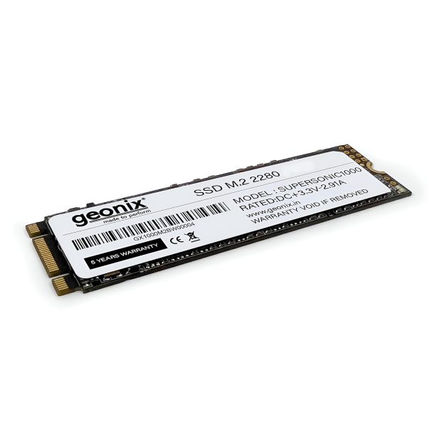 GEONIX M.2 Internal Solid State Drive/SSD with 6Gb/s, Fast Performance, Read/Write - 570/500 MB/s, Quad Channel Controller Compatible with PC and Laptop | 5years Warranty | 1TB Storage