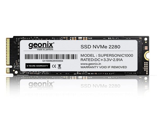 GEONIX 256GB M.2 NVMe SSD, 2280 SATA III (6Gb/s), Read Speed – Up to 2650 Mbps Write Speed – Up to 2000 Mbps, Internal Solid State Drive(SSD), (5 Years Warranty)