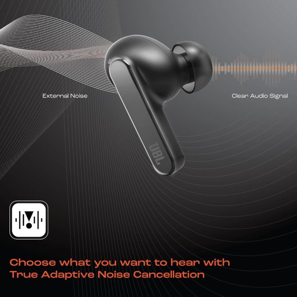 JBL Live Pro 2 Premium in Ear Wireless TWS Earbuds, ANC Earbuds, 40Hr Playtime, Dual Connect, Customized Bass with Headphones App, 6 Mics for Clear Calls, Wireless Charging, Alexa Built-in (Black)