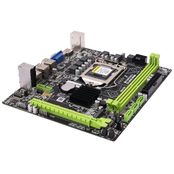 ZEBRONICS Z310 NVMe Micro-ATX Motherboard for LGA 1151 Socket, Supports Intel 6th, 7th, 8th & 9th Generation Processors, NVMe M.2 Slot, 5.1 Audio, DDR4 2666 MHz, Ports (RJ45 | SATA | USB 3.0 | HDMI)