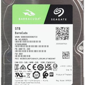 Seagate Barracuda 5Tb 2.5-Inch Sata_6_0_gb Internal Hard Drive (St5000Lm000)