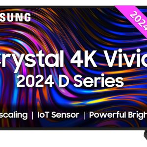 Samsung 138 cm (55 inches) D Series Crystal 4K Vivid Ultra HD Smart LED TV UA55DUE70BKLXL (Black)