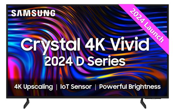 Samsung 138 cm (55 inches) D Series Crystal 4K Vivid Ultra HD Smart LED TV UA55DUE70BKLXL (Black)