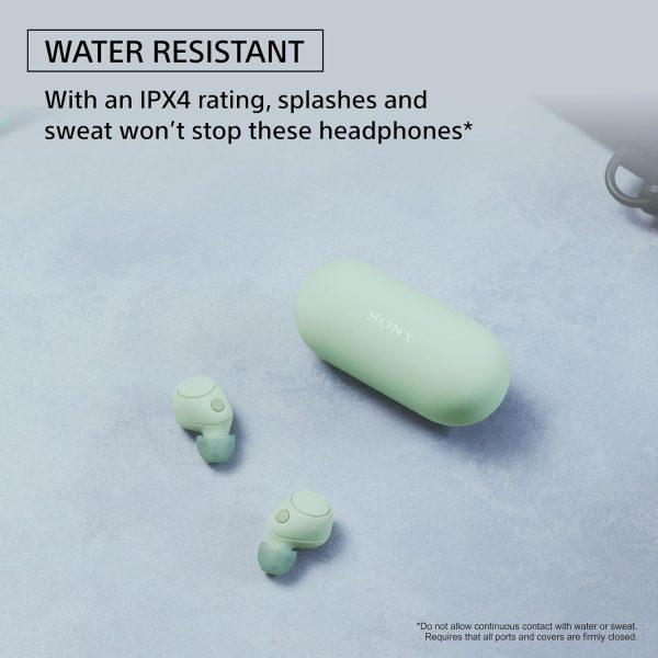 Sony WF-C700N Bluetooth Truly Wireless Active Noise Cancellation in Ear Earbuds,360 RA, Multipoint Connection, 10 mins Super Quick Charge, 15hrs Battery, IPX4 Rating, Fast Pair, App Support-Sage Green