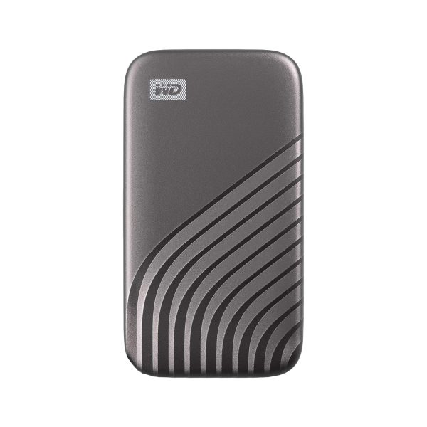 Western Digital 1TB My Passport Portable SSD, 1050MB/s R, 1000MB/s W, Upto 2 Meter Drop Protection, HW Encryption, Type-C Cable & Type-A Adaptor, for PC&Mac, Space Grey, 5Y Warranty, External SSD