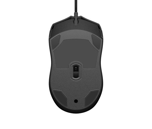 HP Wired Mouse 100 with 1600 DPI Optical Sensor, USB plug-and -play,ambidextrous Design, Built-in Scrolling and 3 Handy Buttons. 3-Years Warranty (6VY96AA)