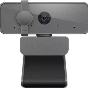 Lenovo NET_BO Essential FHD Webcam Grey, 1080p, Stereo Microphone, USB Camera for Live Streaming and Video Calling, Privacy Cover, Plug and Play, Desktop or Laptop, Windows, Mac, Grey