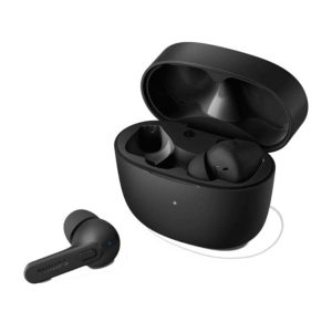 Philips Audio TWS TAT2206 True Wireless in Ear Earbuds with IPX4 Water Resistance, 18 Hour Playtime (6+12), C-Type Charging and Voice Assistant (Black)