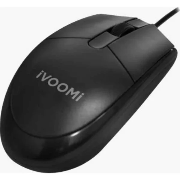 RashMove Pride iVOOMi IV-MO3 USB Wired Mouse Black with High Precision Wired Optical Mouse (USB 3.0, Black)