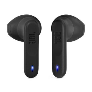 JBL Newly Launched Wave Flex in-Ear Wireless Earbuds TWS with Mic,App for Custom Extra Bass EQ, 32Hrs Battery, Quick Charge, IP54 Water & Dust Proof, Ambient Aware, Talk-Thru,Google FastPair (Black)