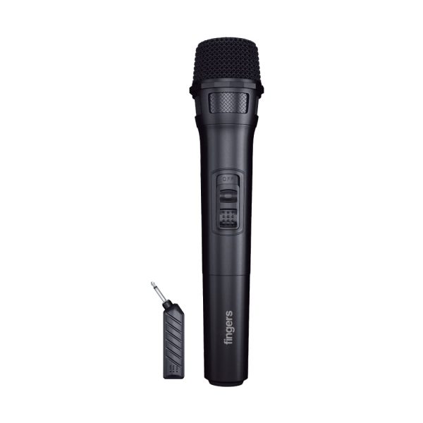 FINGERS Freedom Mic-30 Wireless Mic with 6.35 mm Receiver (7 hrs Battery Life | Ideal for Outdoors and Indoors)