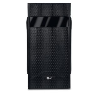 Cabinet with Power Supply iBall Elite I ATX Cabinet I 7 Expansion Slots I Side Panel Lock Provision I USB 2.0 Ports I Bundled 8cm Fans I HD Audio - Black