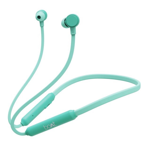 boAt Rockerz 103 Pro Bluetooth Neckband with Beast™ Mode(40ms Low Latency), ENx™ Tech, ASAP™ Charge(Fast Charge), Upto 20HRS Playback, Signature Sound, BT v5.3 & IPX4(Mint Green)