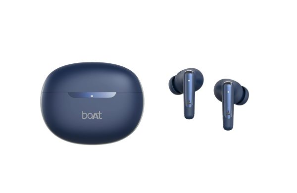 boAt Newly Launched Airdopes 141 ANC TWS Earbuds with 42 hrs Playback, 50 ms Low Latency Beast™Mode, IWP™Tech,Signature Sound, Quad Mics with ENx™, ASAP™ Charge, USB Type-C Port & IPX5(Andaman Blue)