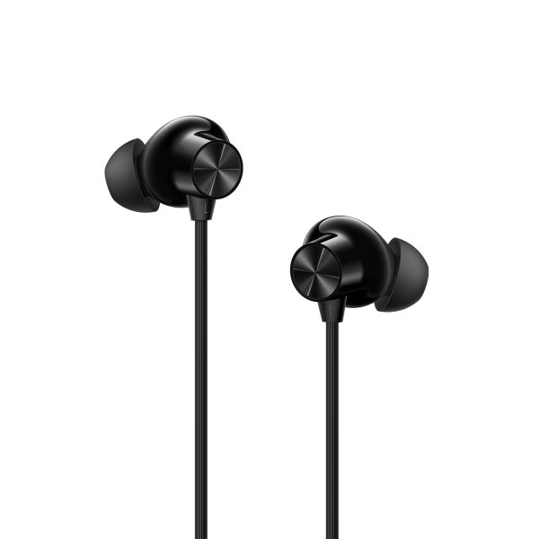 OnePlus Bullets Wireless Z2 ANC Bluetooth in Ear Earphones with Mic, 45dB Hybrid ANC, Bombastic Bass - 12.4 mm Drivers, 10 Mins Charge - 20 Hrs Music, 28 Hrs Battery (Black)