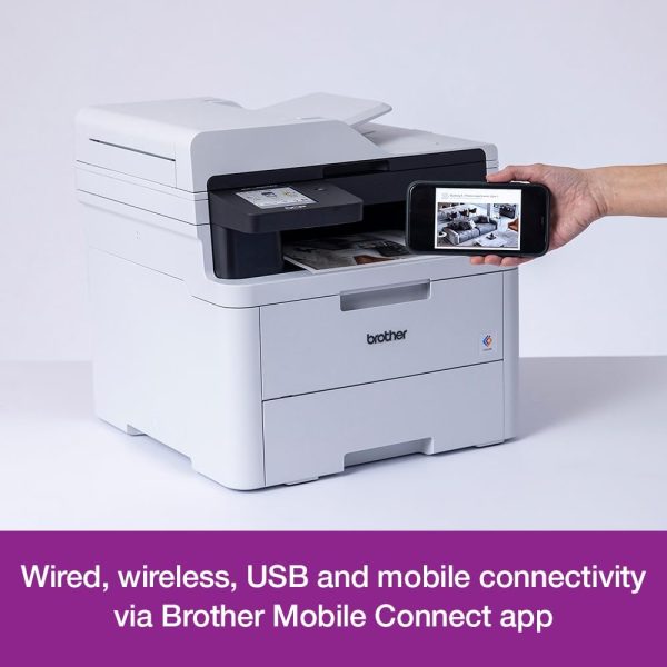 BROTHER DCP-L3560CDW 3-in-1 Colour Wireless LED Printer | Print, copy & scan | USB 2.0 |A4|UK Plug