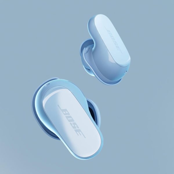 Bose New Quietcomfort Ultra Wireless Noise Cancelling in Ear Earbuds, Bluetooth Noise Cancelling Earbuds with Spatial Audio and World-Class Noise Cancellation, Moonstone Blue - Limited Edition