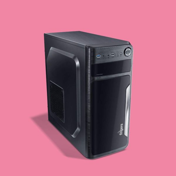 FINGERS PowerTower C8 Metal Computer Case - Black