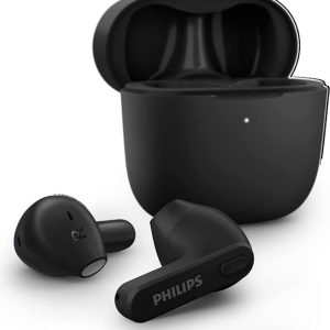 Philips Audio TAT2236 TWS Earbuds with IPX4, 6+12 Hours Play time, Quick Charge, Type-C Charging, Black