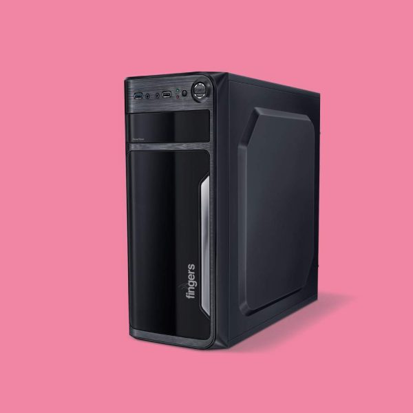 FINGERS PowerTower C8 Metal Computer Case - Black