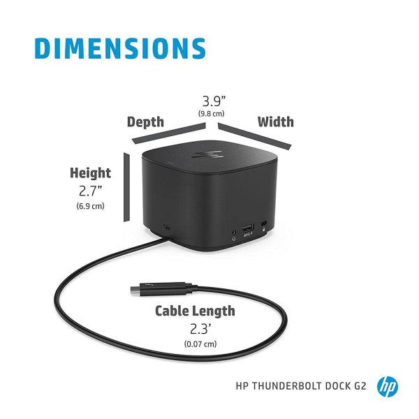 HP Thunderbolt Dock G2 with Combo Cable