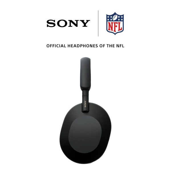 Sony WH-1000XM5 Best Active Noise Cancelling Wireless Bluetooth Over Ear Headphones with Mic for Clear Calling, up to 40 Hours Battery -Black