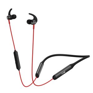 boAt Rockerz 330 Pro in-Ear Bluetooth Neckband with 60HRS Playtime, ASAP Charge, ENx Tech, Signature Sound, BT v5.2, Dual Pairing, IPX5, with Mic (Raging Red)