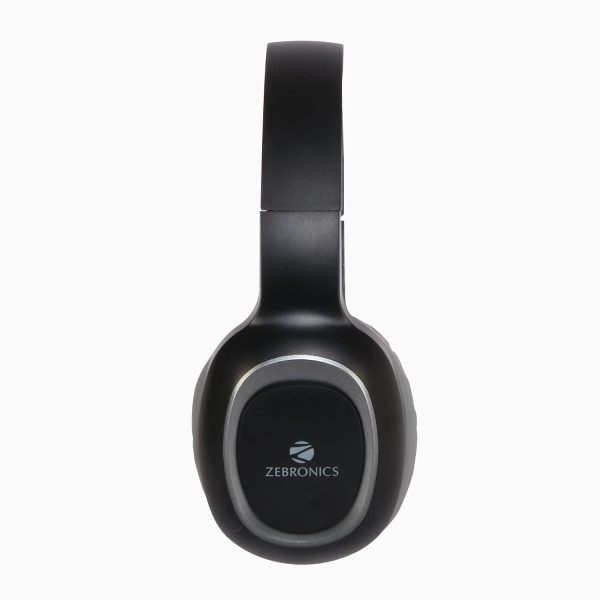 Zebronics Zeb-Paradise Bluetooth Wired Over Ear Headphones With Mic Black