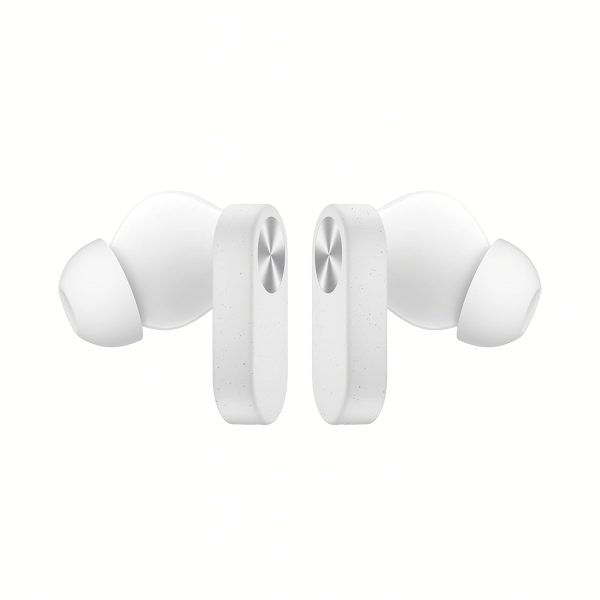 OnePlus Nord Buds 2 TWS in Ear Earbuds with Mic, Upto 25dB ANC 12.4mm Dynamic Titanium Drivers, Playback:Upto 36hr case, 4-Mic Design, IP55 Rating, Fast Charging [Lightening White]