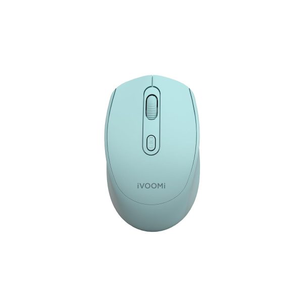 iVOOMi Noiseless CLICK Wireless- Hank Mouse | Ultra low power usage | On/Off switch, 15m range, adjustable DPI upto 1600, plug-&-play, compatible iOS, Win, Linux & Android | 1 Year warranty