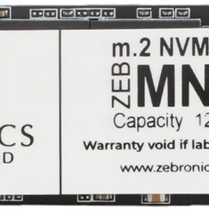 ZEBRONICS ZEB-MN13 128GB M.2 NVMe Solid State Drive (SSD), with 1622MB/s Read Speed, PCIe Gen 3.0, Next Level Performance, Ultra Low Power Consumption, Thermal Management and Silent Operation.