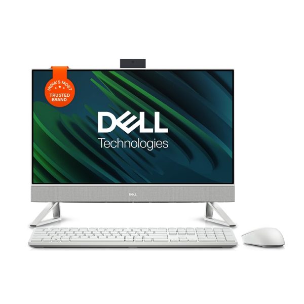 Dell All-in-One PC Inspiron 5410, Intel Core i5-1235U Processor/ 8GB/ 512GB/ 23.8" (60.45cm) FHD/Windows 11 + MSO'21/ Pro Wireless Keyboard + Mouse/ 3 Years Onsite Hardware Service/White/ 5.39kg