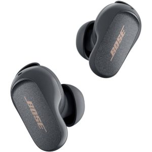 Bose New QuietComfort Earbuds II, Wireless, Bluetooth, World’s Best Noise Cancelling in-Ear Headphones with Personalized Noise Cancellation & Sound, Eclipse Grey