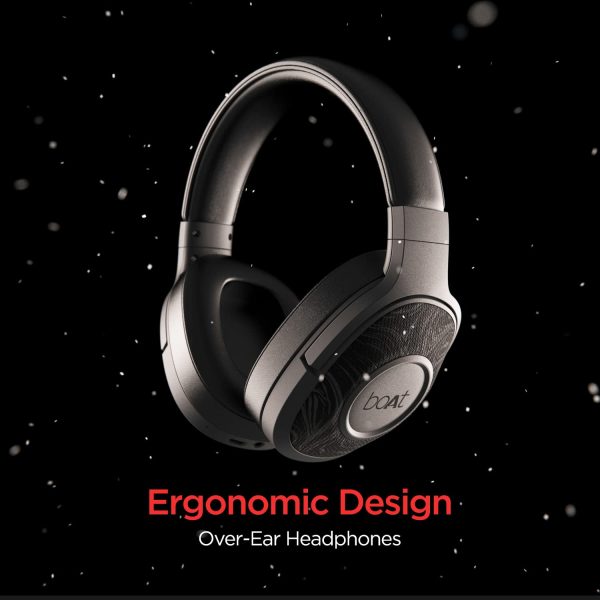 About this item Playback- The mighty 500mAh battery capacity offers a superior playback time of up to 20 Hours Drivers- Its 50mm dynamic drivers help pump out immersive audio all day long Ear Cushions- It has been ergonomically designed and structured as an over-ear headphone to provide the best user experience with its plush padded ear cushions. Physical Noise Isolation- It comes with physical Noise Isolation feature for pure audio bliss Connectivity- Tap into instant wireless connectivity with the latest Bluetooth V5.0 Dual Modes- It comes with dual connectivity, wireless via its bluetooth and wired with its aux port 1 year warranty from the date of purchase