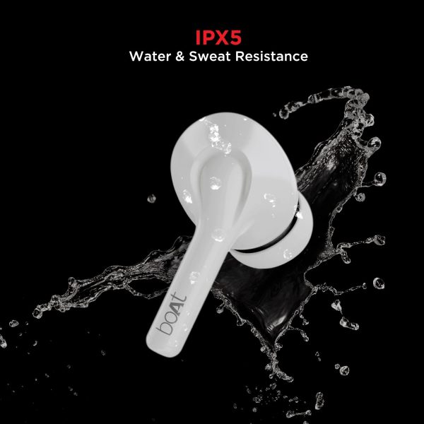 boAt Airdopes 161 TWS in Ear Earbuds with ASAP Charge, 17H Playtime, IWP, Bluetooth, Immersive Audio, IPX5, Touch Controls(Pearl White)