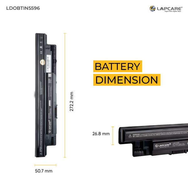 Lapcare MR90Y Battery Compatible with Dell Inspiron 3521 3721 5521 5721 14-3421 14-3437 14R-5421 14R-5437 17 Latitude14 3000 3540 Series XCMRD PN 0MF69 N121Y G35K4 MK1R0 VR7HM