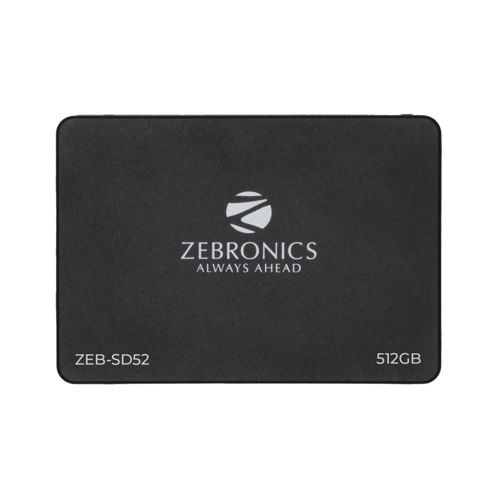 ZEB-SD52 SSD 512GB, SATA II and SATA III Interface, QLC, Silent Operation