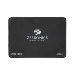 ZEB-SD52 SSD 512GB, SATA II and SATA III Interface, QLC, Silent Operation