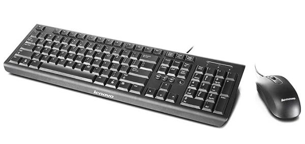 Lenovo KM4802 Wired Keyboard and Mouse