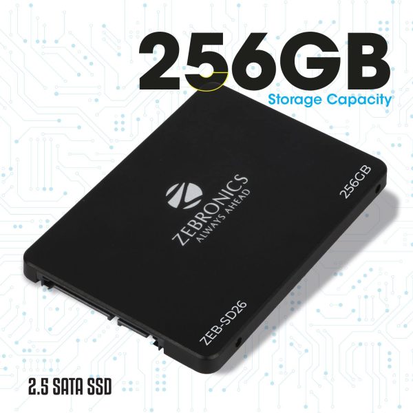 ZEB-SD26 256 GB Solid State Drive, TLC, SATA II & SATA III Interface