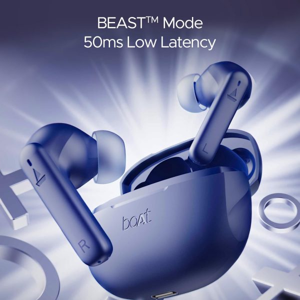 boAt Airdopes 170 TWS Earbuds with 50H Playtime, Quad Mics ENx™ Tech, Low Latency Mode, 13mm Drivers, ASAP™ Charge, IPX4, IWP™, Touch Controls & BT v5.3(Tranquil Blue)