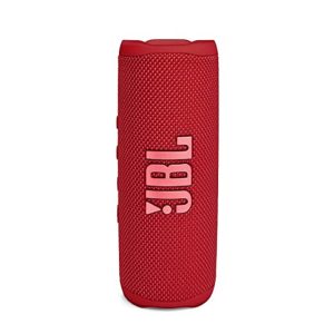 JBL Flip 6 Wireless Portable Bluetooth Speaker Pro Sound, Upto 12 Hours Playtime, IP67 Water & Dustproof, PartyBoost & Personalization by JBP App (without Mic, Red)