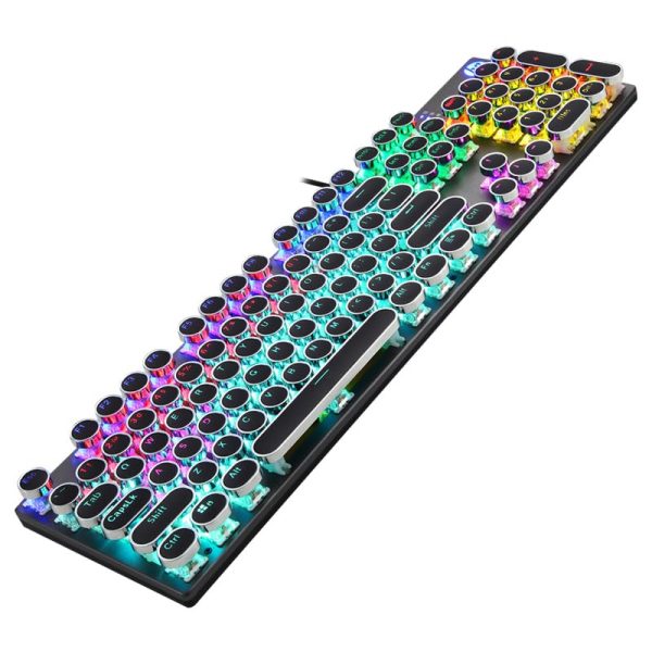 HP GK400Y Mechanical Gaming Keyboard/Light Sync Backlit/Auto-Sleep Mode/RGB Colour/Full-Size Mechanical Keyboard