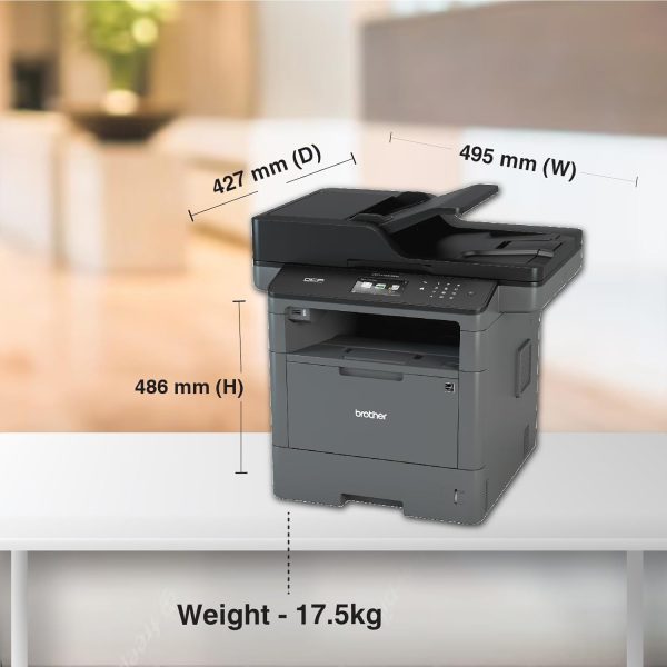 Brother DCP-L5600DN Multi-Function Monochrome Laser Printer with Auto Duplex Printing & Network