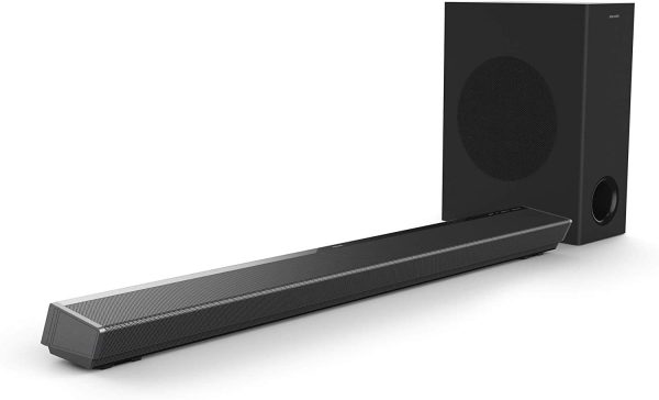 PHILIPS Audio Performance TAPB603 3.1CH 320W Dolby Atmos Soundbar with Wireless Subwoofer & Cinematic Sound (Black)