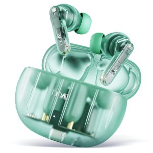 boAt Airdopes 191 ANC Truly Wireless in-Ear Earbuds w/ 32dB Active Noise Cancellation, Ambient Mode, 60hrs Playback, 13mm Drivers,4 Mics w/ENx™,in-Ear Detection,IWP™ Tech,ASAP™ Charge(Pellucid Green)